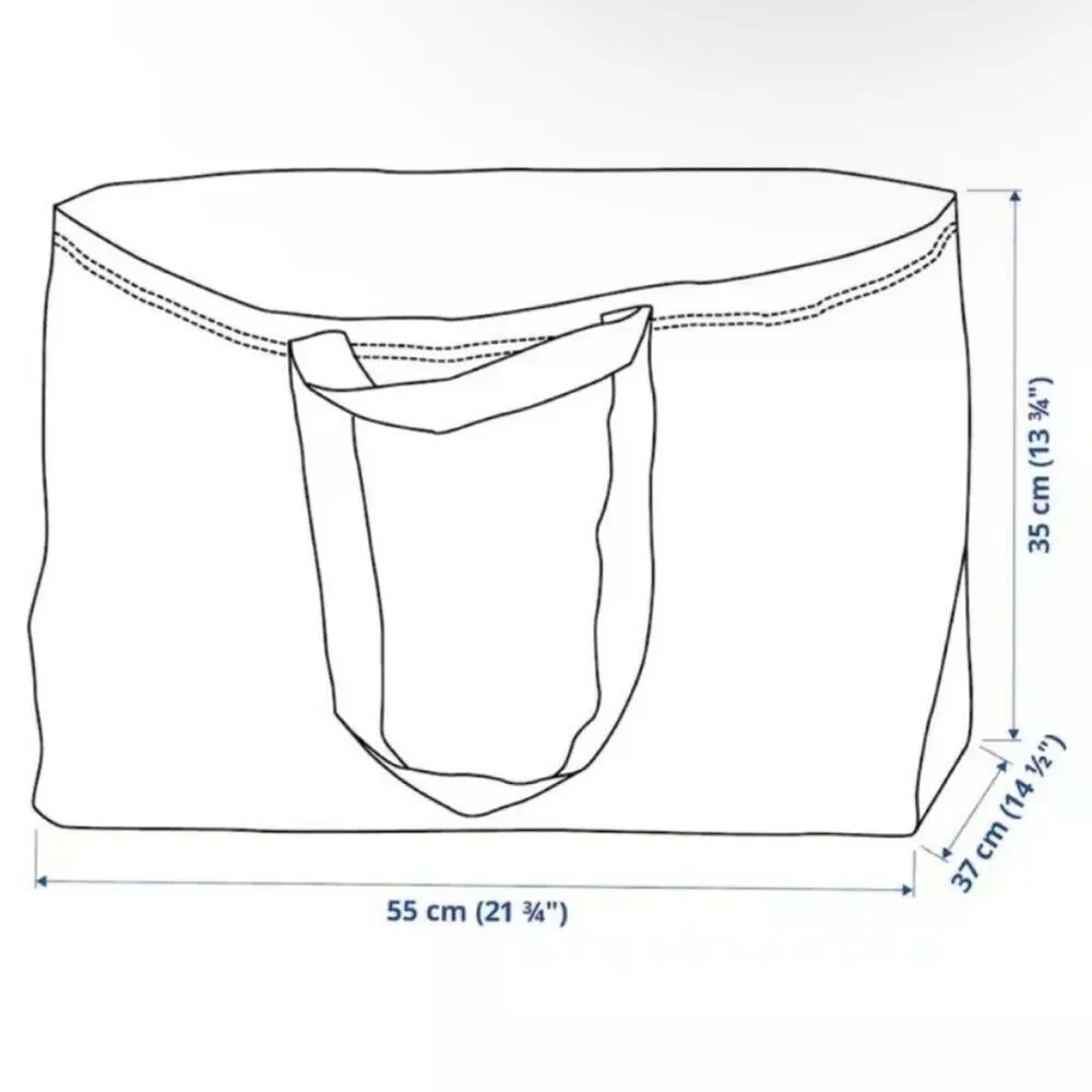 IKEA (Set of 10) NWT Frakta Shopping Bag Large Size Sturdy Grocery Laundry